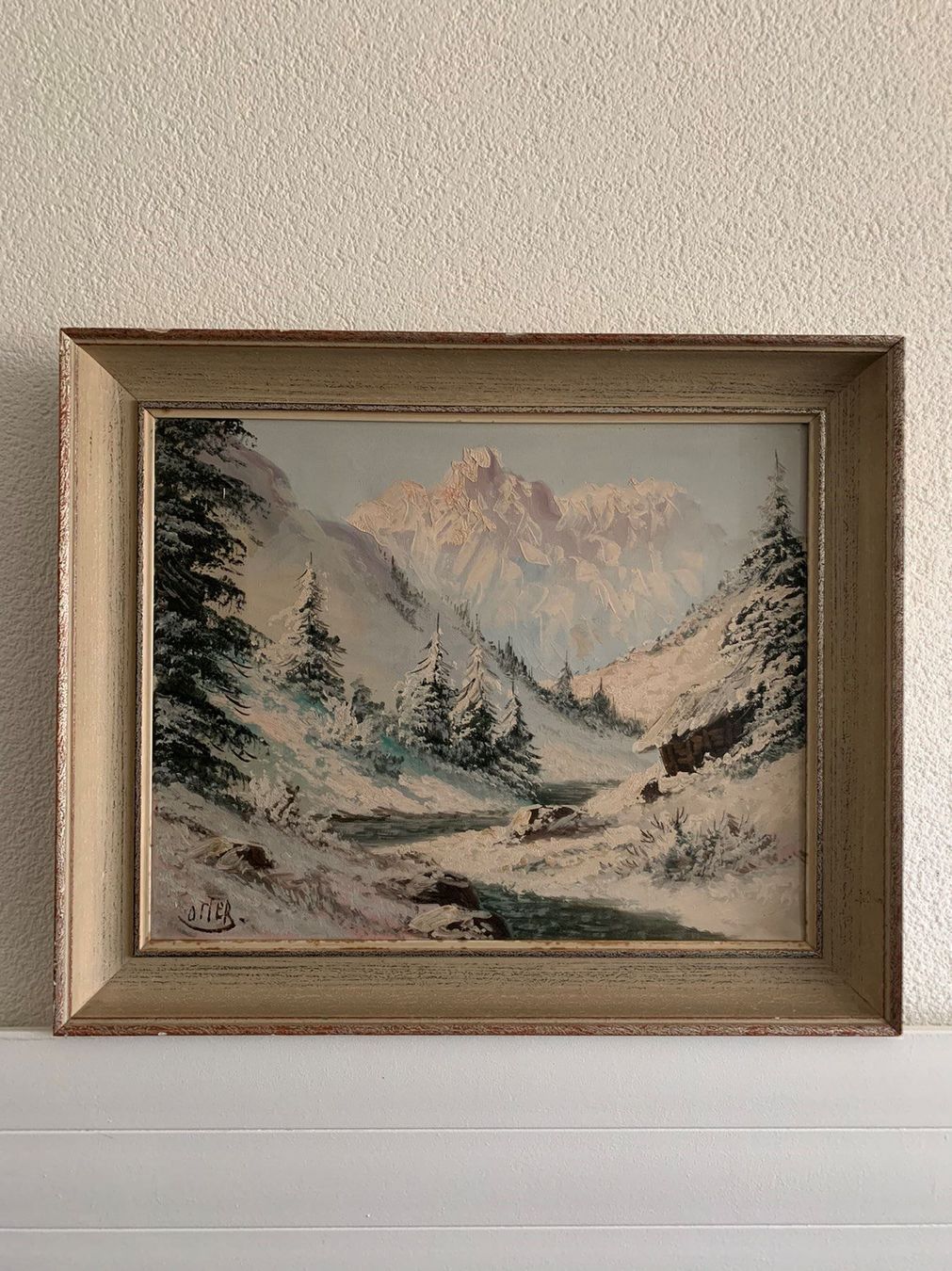 Gemälde: Max Otter (1912-1983) Original Gemälde – Gebraucht aus Biel/Bienne von Katja01112
