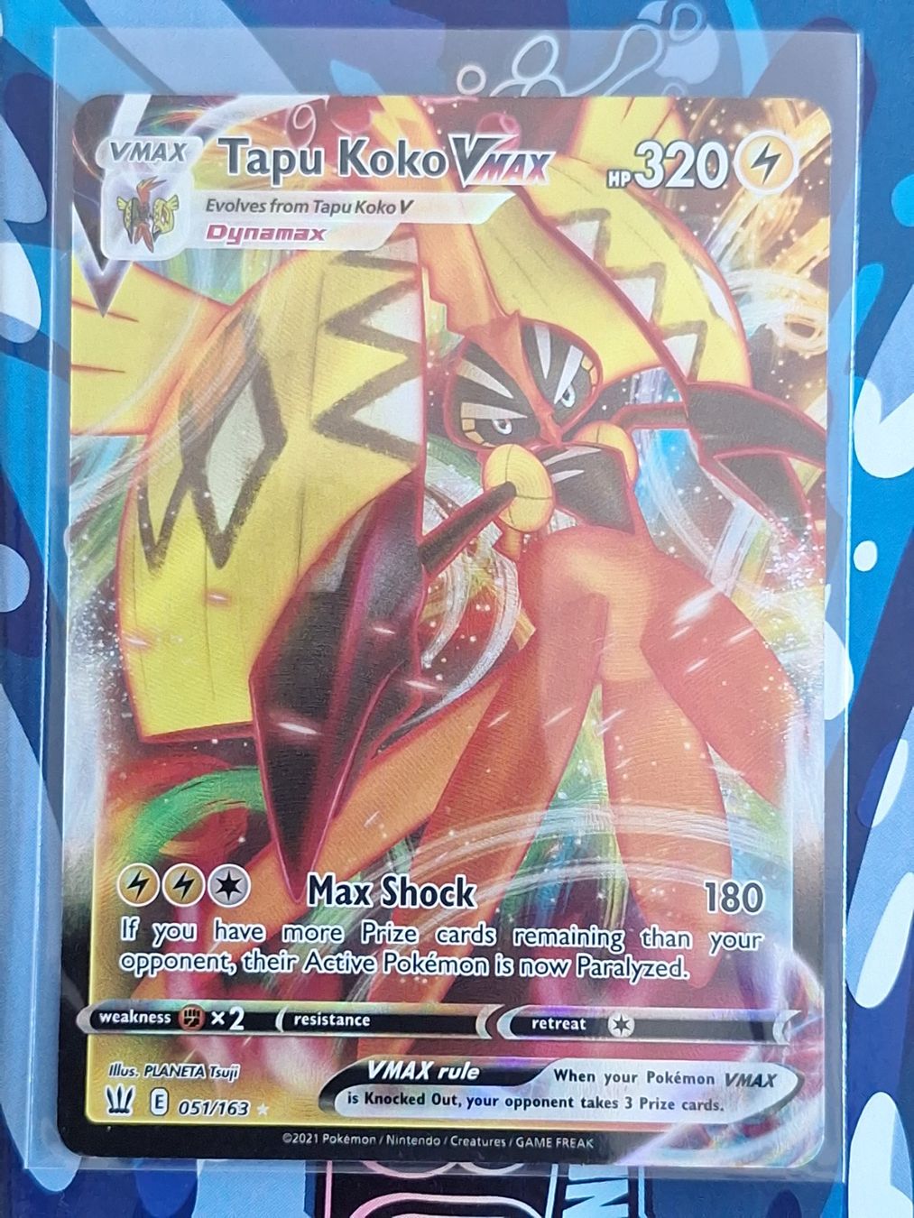 Pokémon Carte collezionabili: Tapu Koko VMax - Battle Styles  - #5Ord – Usato da Altstätten SG venduto da GGsGameshop