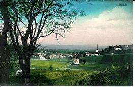 Reiden LU Dorfansicht unverbaut 1930 sehr gut erhalten