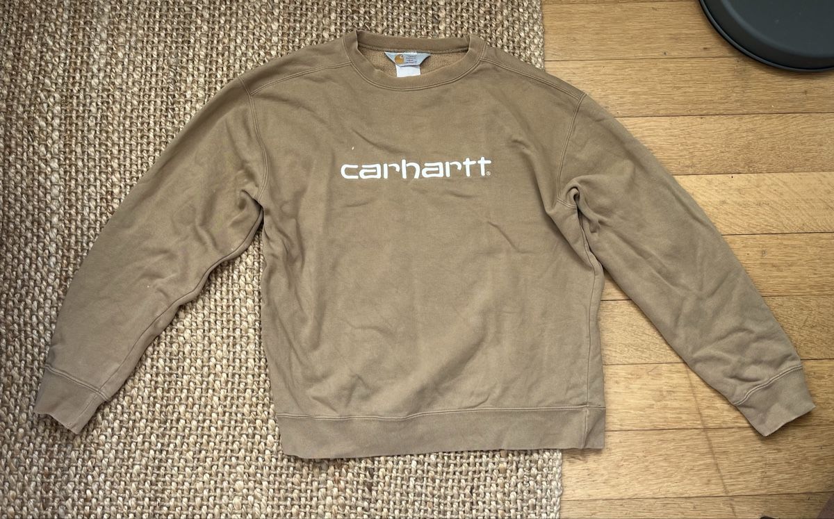 Carhartt Pullover & Sweatshirts: Carhartt Pullover braun beige (ca. M) – Gebraucht aus Amriswil von bra_m9x6