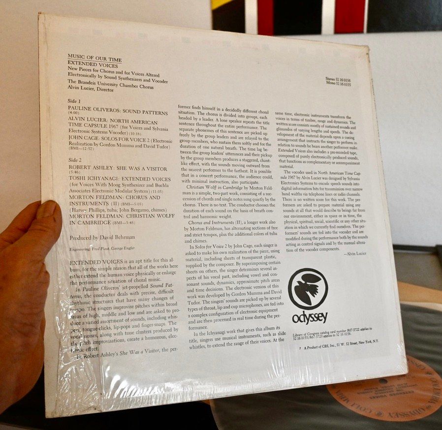 Dischi in vinile: EXPERIMENTAL Brandeis University EXTENDED VOICES EX/MINT- – Usato da Pfaffhausen venduto da mono_rec 1