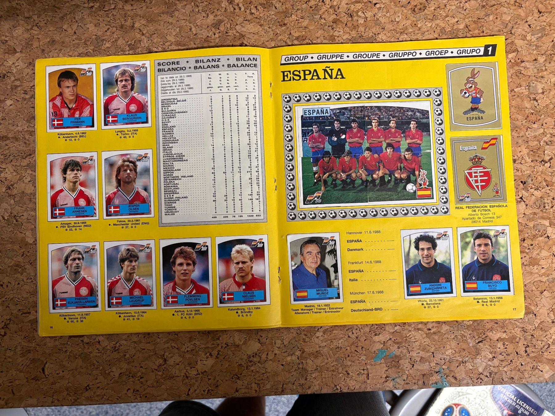 Panini Album: Panini Album Euro 1988 – Usato da Rudolfstetten venduto da Clodo1975 6