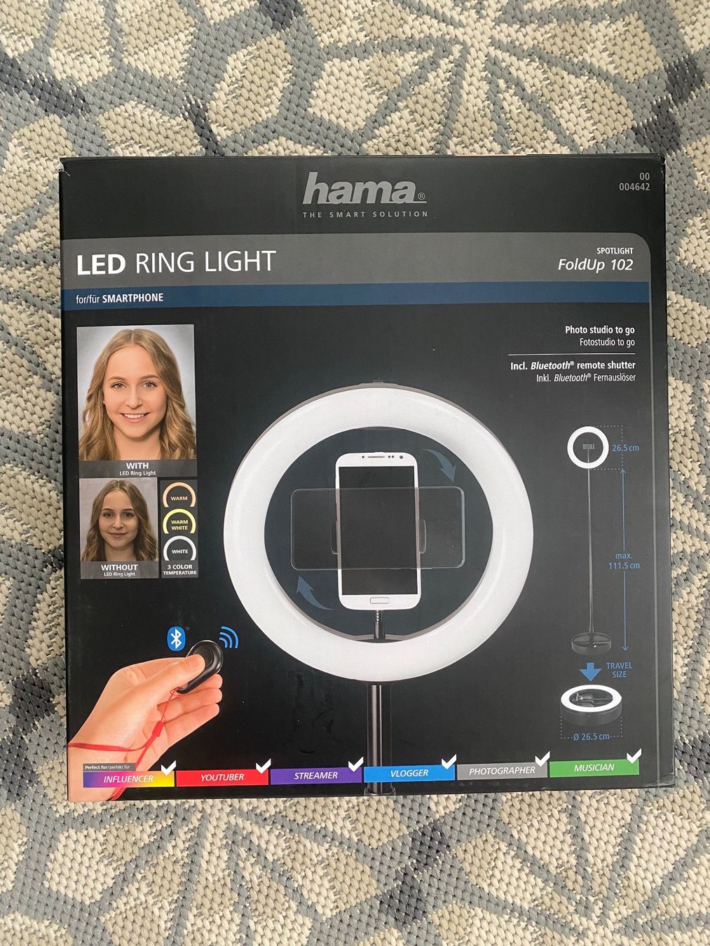 Flash: LED ring light Hama – Usato da Safenwil venduto da rgs_tg62