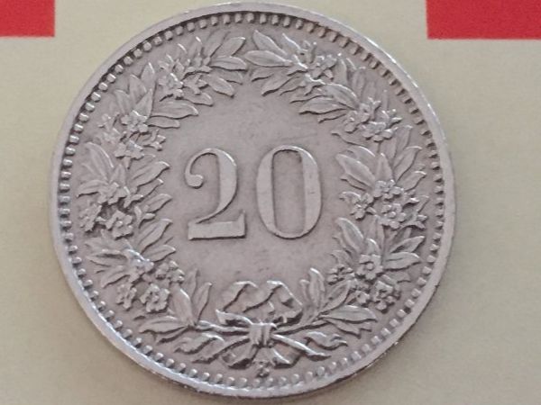 Tutti le monete: 20 Rappen 1958 -vz – Usato da Elsau venduto da herbybay 1