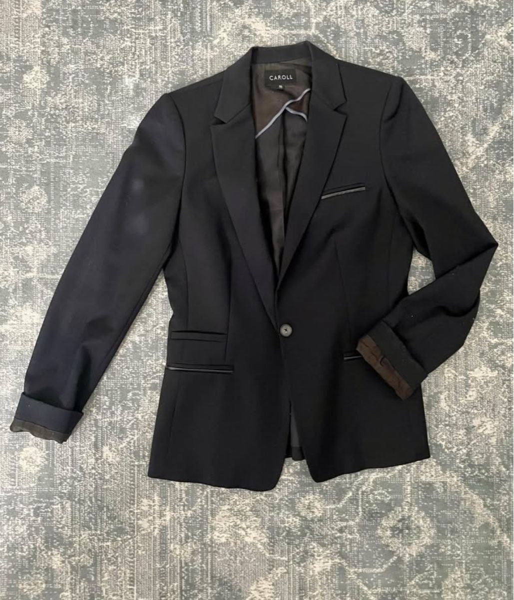 Caroll Giacche: Blazer Caroll bleu nuit – Usato da lausanne venduto da cat_q9l6