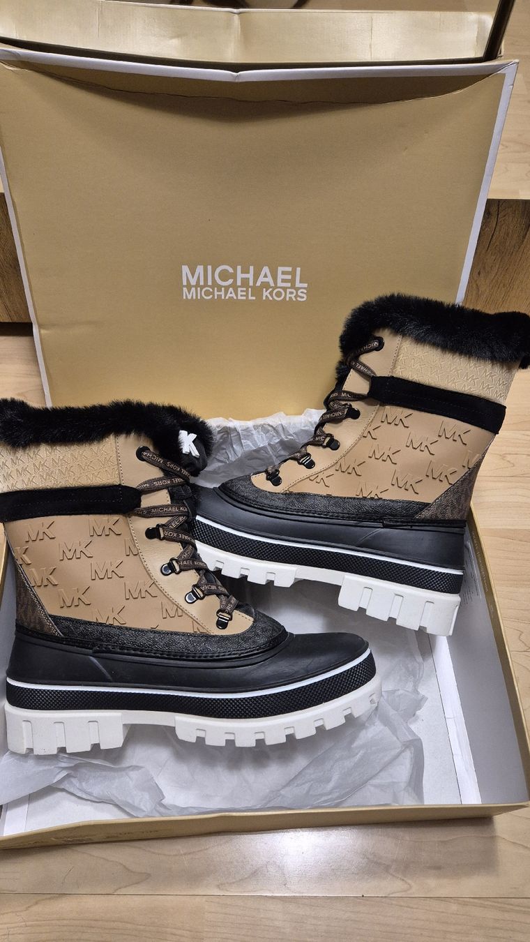Michael Kors Scarpe da uomo: Michael Kors Ozzie Mixed Stiefel – Nuovo (secondo la descrizione) da St. Gallen venduto da eli_c2kr 8