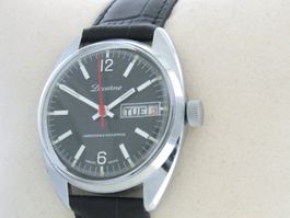 LUCERNE 1970er Jahre SWISS mechanic Day & Date 34 mm