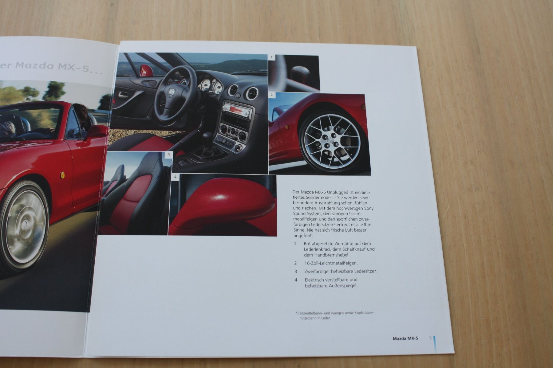 Mazda Dokumente: Mazda MX-5 Unplugged Prospekt 5/2003 – Gebraucht aus Wikon von erwin400 1