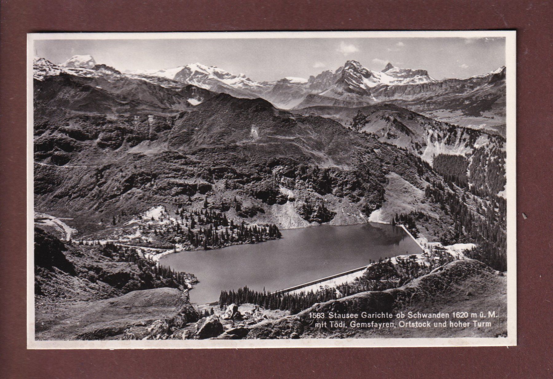 Cartoline postali: STAUSEE GARICHTE ob Schwanden – Usato da Pully venduto da nicecards
