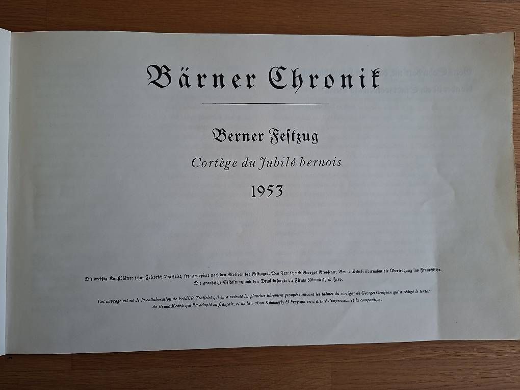 Libri: Berner Festzug 1953 – Usato da Wabern venduto da amo_pp26 1