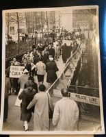 Foto 1961 Castro Anhänger demonstrieren in New York !