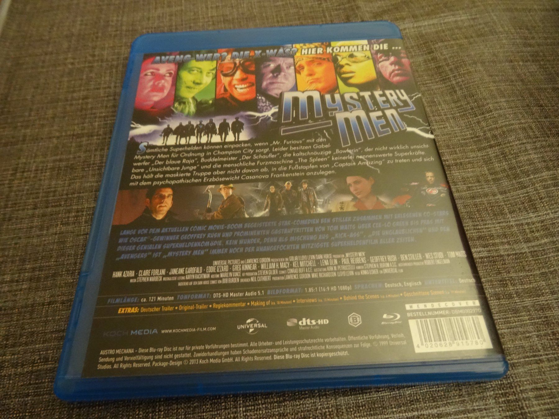 Tutti i DVDs: Mystery Men Blu-ray – Usato da Olten venduto da Disc-Verkauf 2