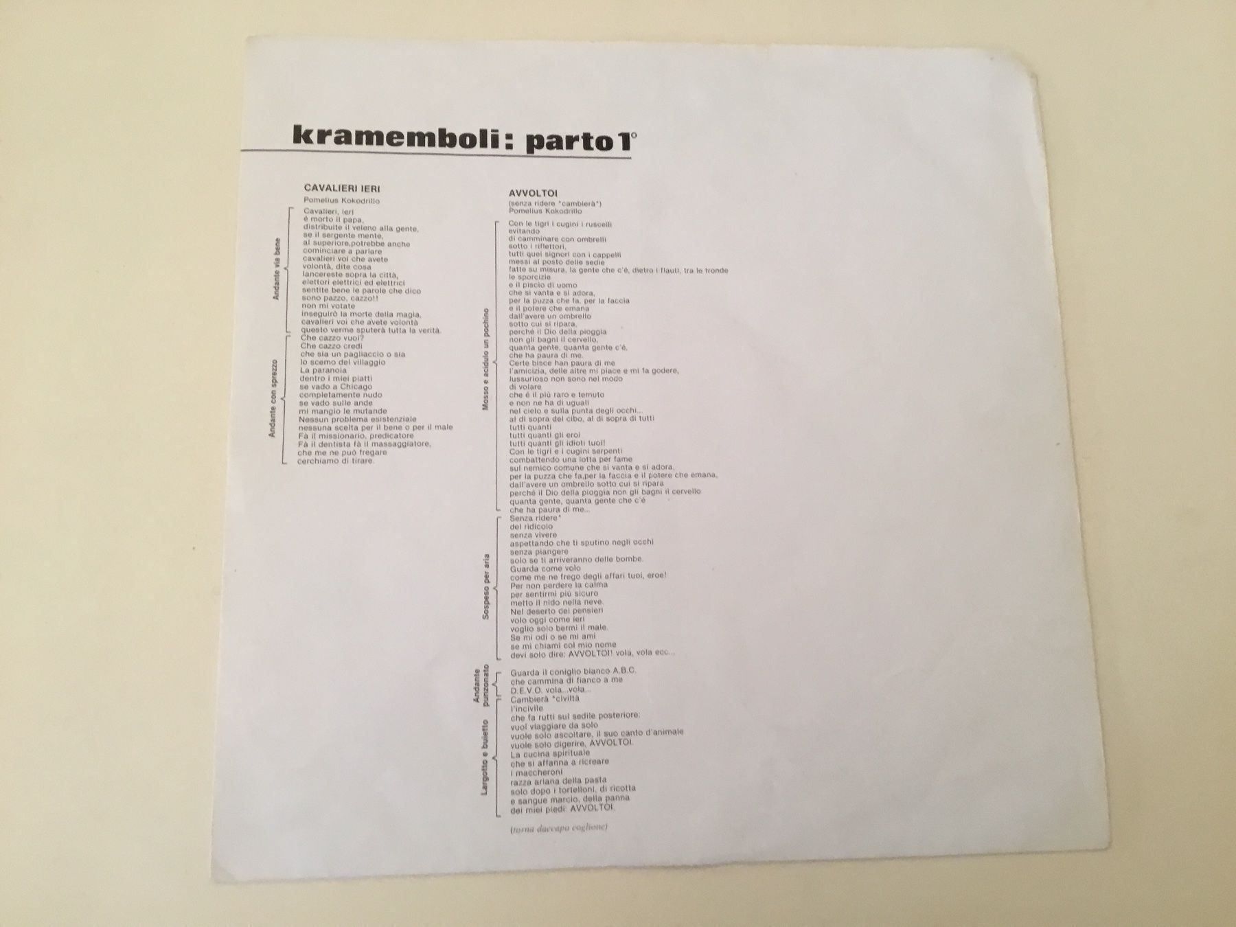 Dischi in vinile: Jek Dicoppe & Kilroy / Kramemboli – Usato da Kreuzlingen venduto da Schuggerman 2