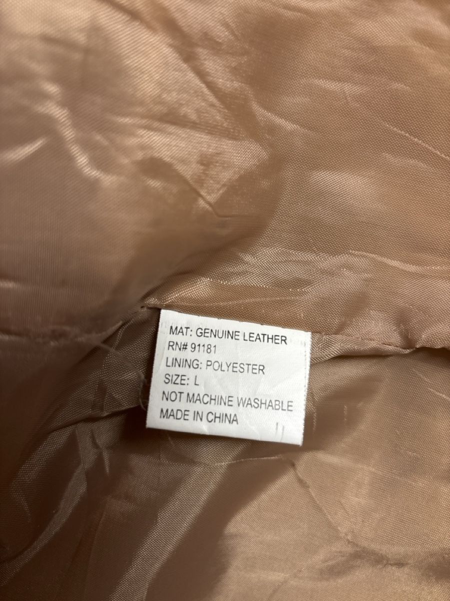Giacche: Lederjacke Patchwork Beige Grösse XL Damen/Herren – Usato da Bern venduto da cinice 3