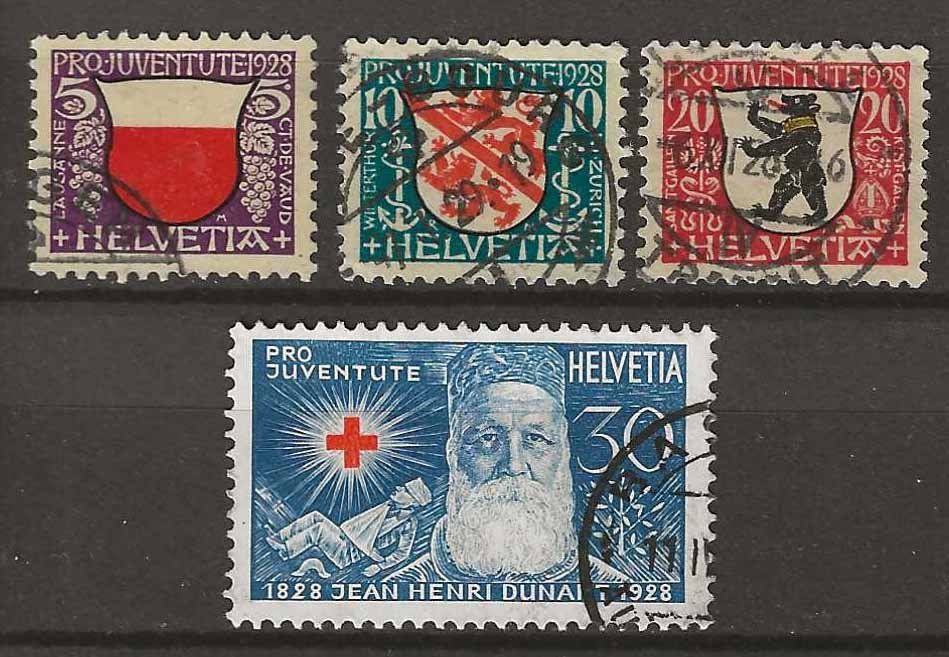 Tutti i francobolli: PJ028 - Pro Juventute 1928 obl. – Usato da Trélex venduto da Phil_Albert