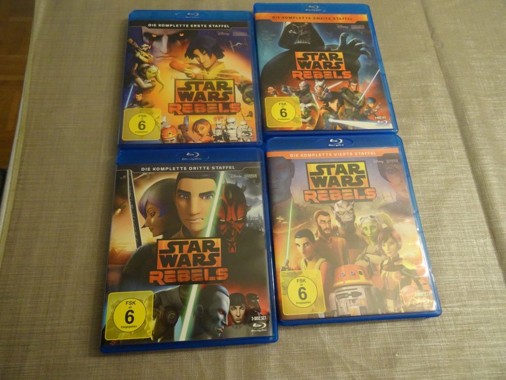 Star Wars Rebels Die kompletten Staffeln 1 4 (Blu ray) (Gebraucht) in