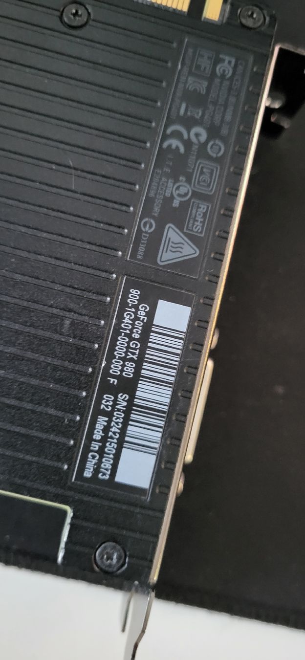 Nvidia Schede grafiche: gtx 980 4gb gddr5 – Usato da Waldstatt venduto da Durstigog 2