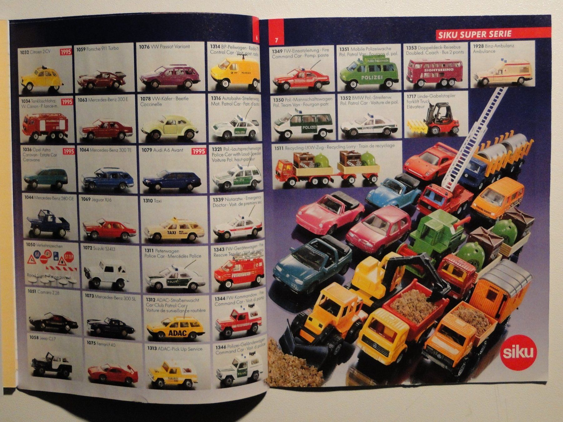 Siku Modellautos: SIKU Katalog Modelle 1995/96 – Gebraucht aus Killwangen von cyrano56 2