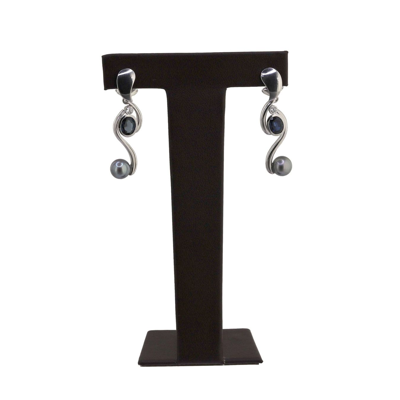 Ohrringe & -stecker: Saphir Südseeperlen Diamanten Ohrringe – Gebraucht aus Zürich von Vintage-Jewellery 3
