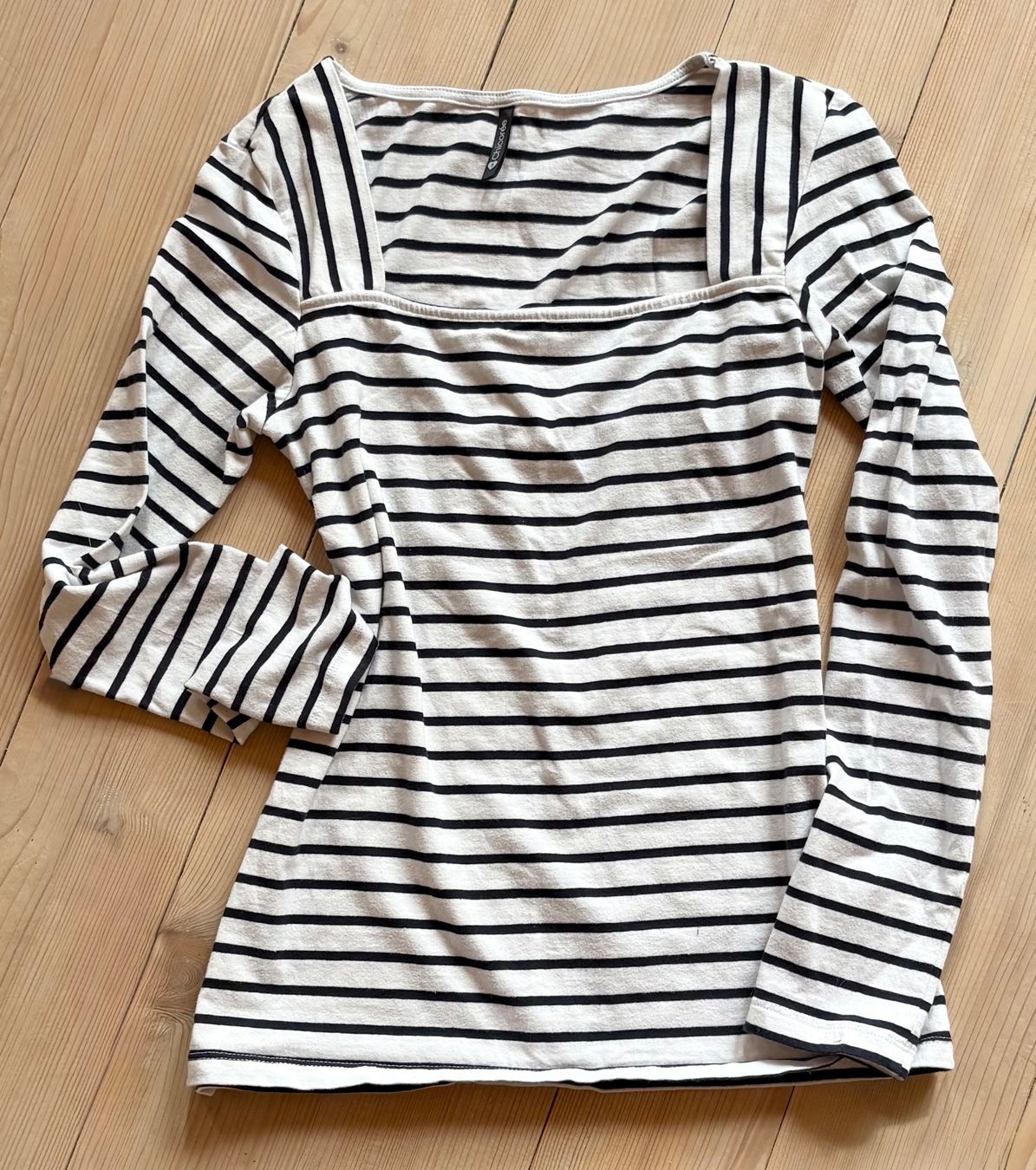 Tops: Top /Pullover dünn gestreift/speziell,Chicorée,Gr.S, – Gebraucht aus Siblingen von Vany_McDougall 2