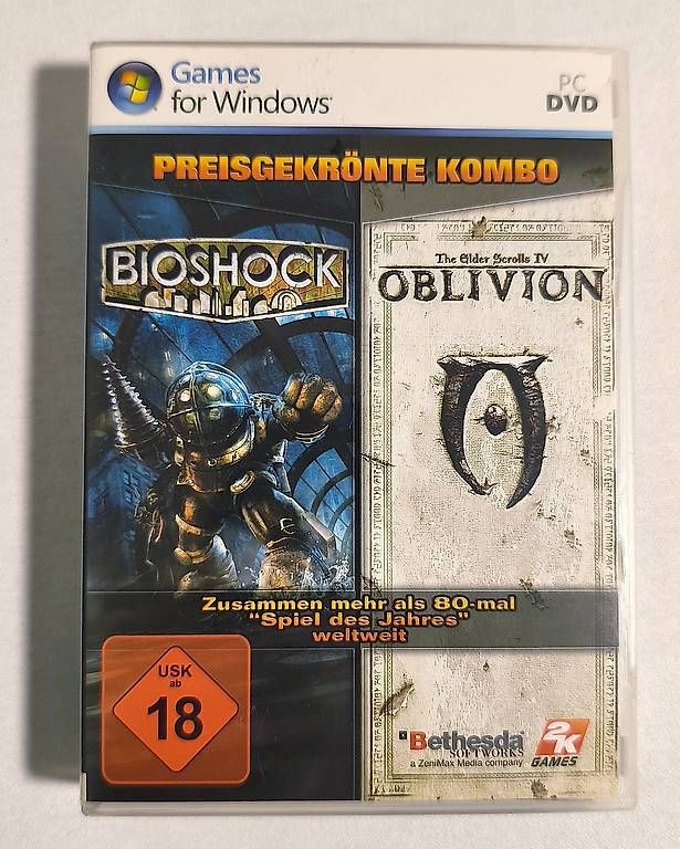 Giochi: Bioshock / Elder Scrolls IV Oblivion PC Game 2007 – Usato da Reinach BL venduto da mon_89wb