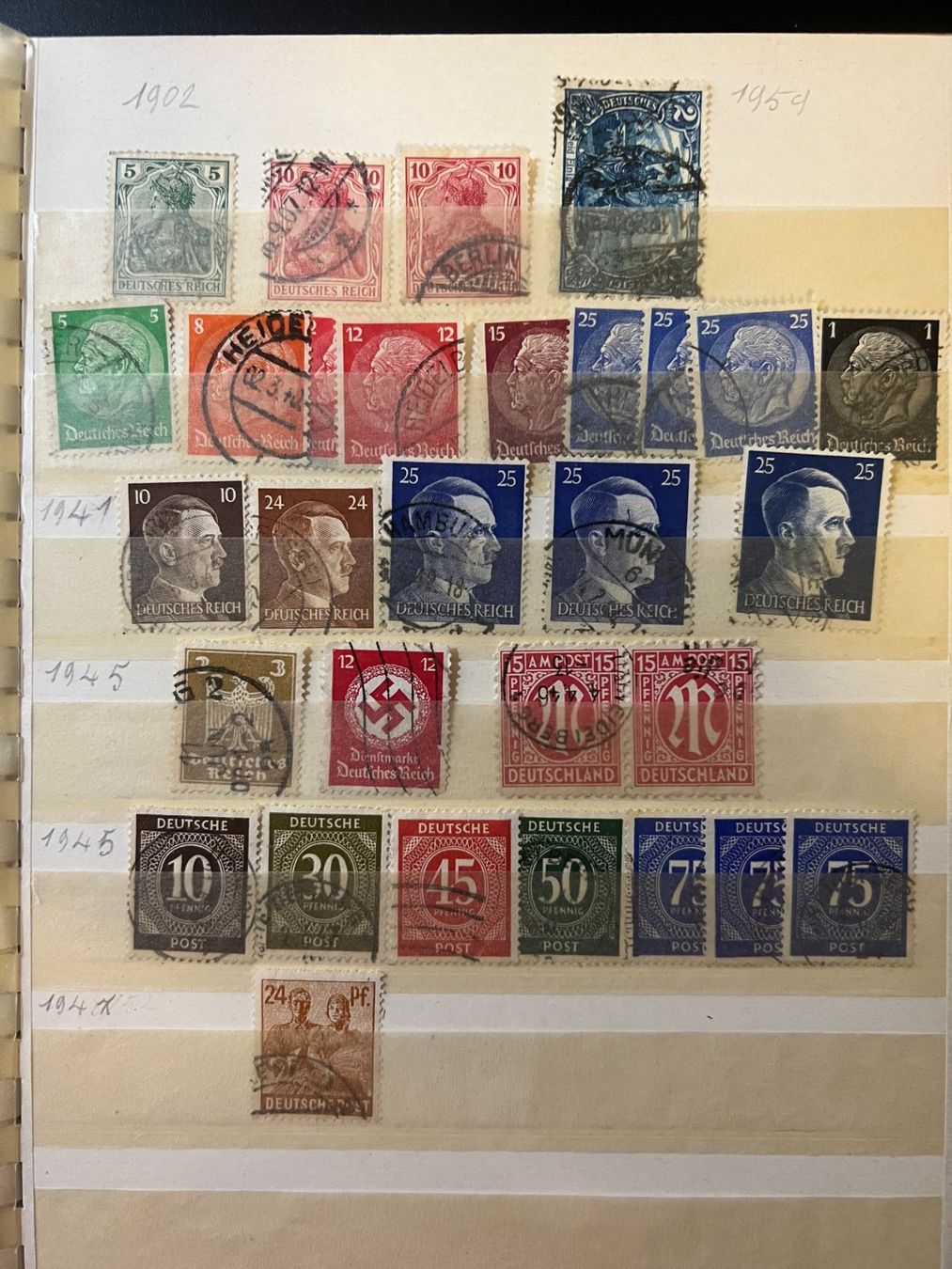 Tutti i francobolli: () anciens timbres Allemands – Usato da Lausanne venduto da ffhoud 1