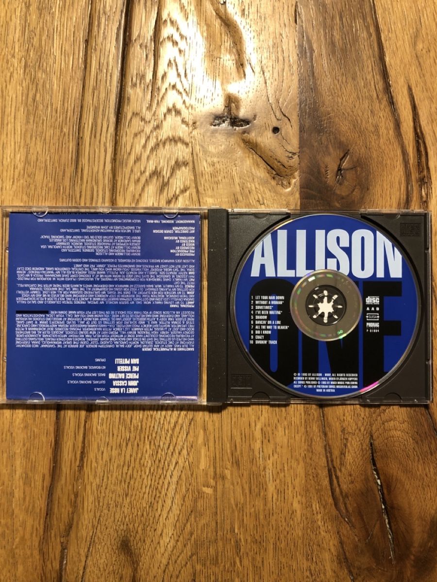 CD: Allison - One (1993) – Usato da Embrach venduto da rocky84 1
