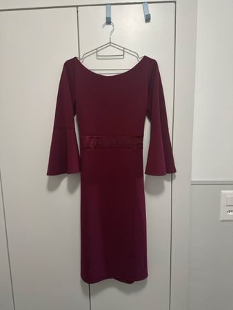 Festkleid bordeaux