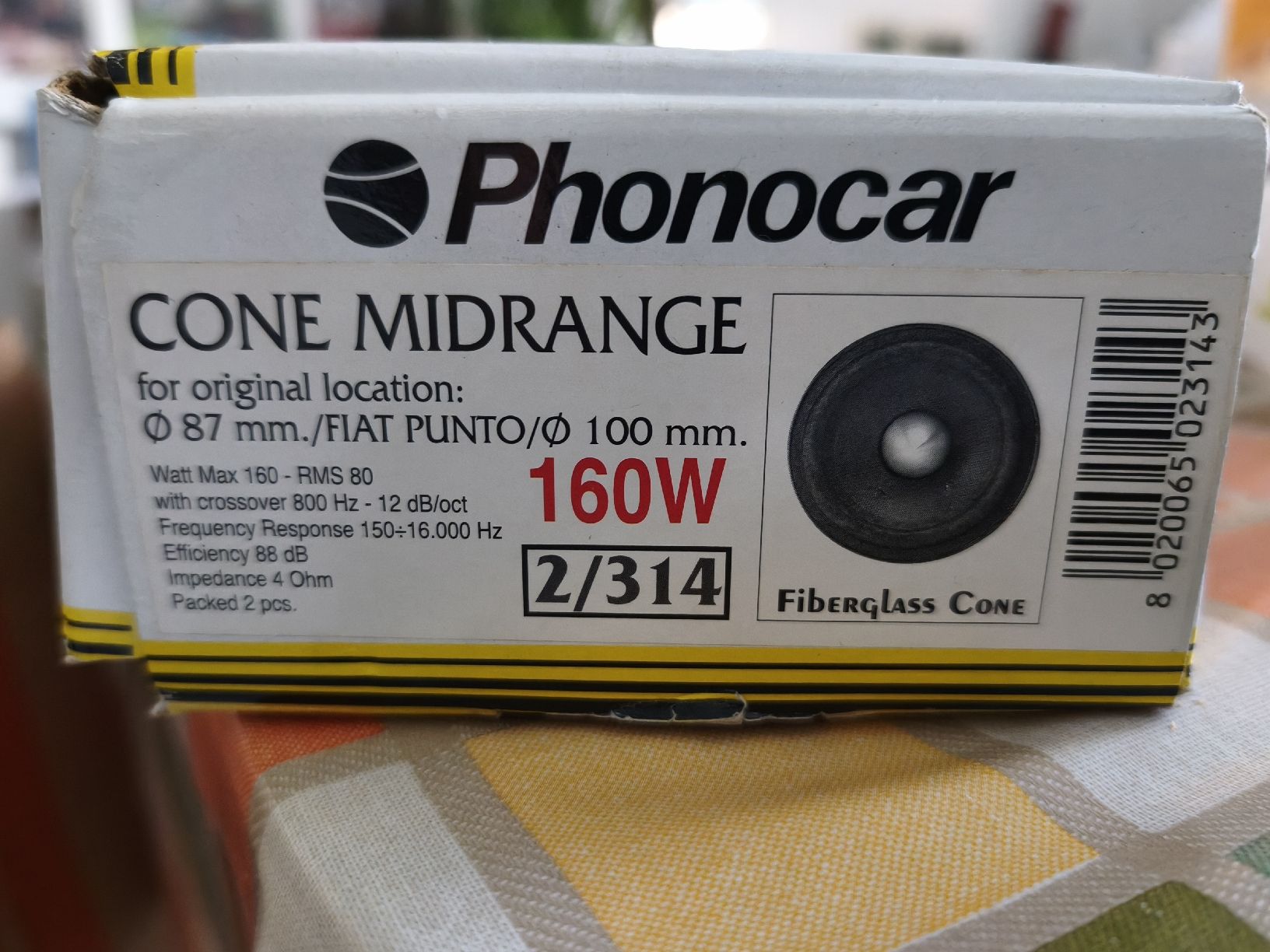 Haut-parleurs: Cone Midrange 2/314 87mm – Neuf (Voir description) à Gordola par Angelbit 1