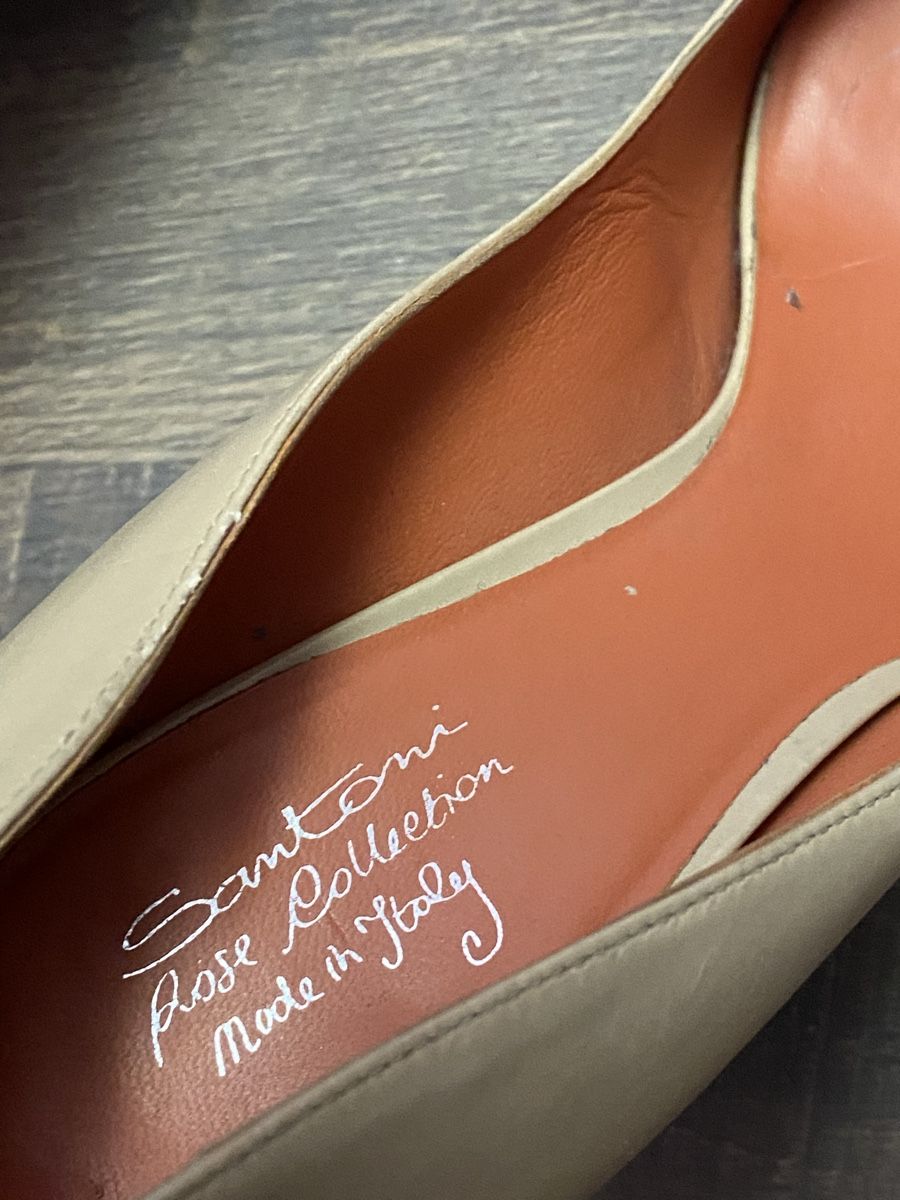 Santoni Scarpe da donna: Santoni La wusste Pumps beige 38 – Nuovo (secondo la descrizione) da Büron venduto da Coerner 1