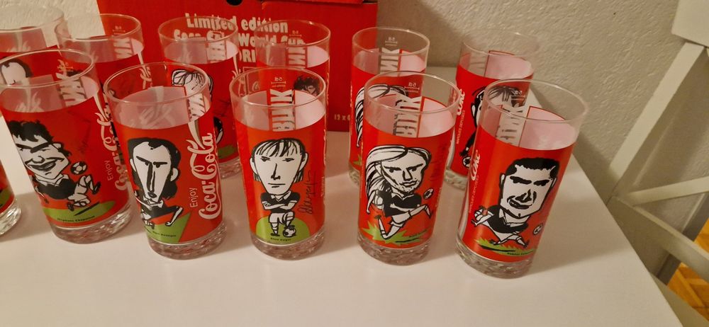 Coca Cola Coke Gläser 12 Stk. NEU Limited Edition WM 1994 Kaufen auf
