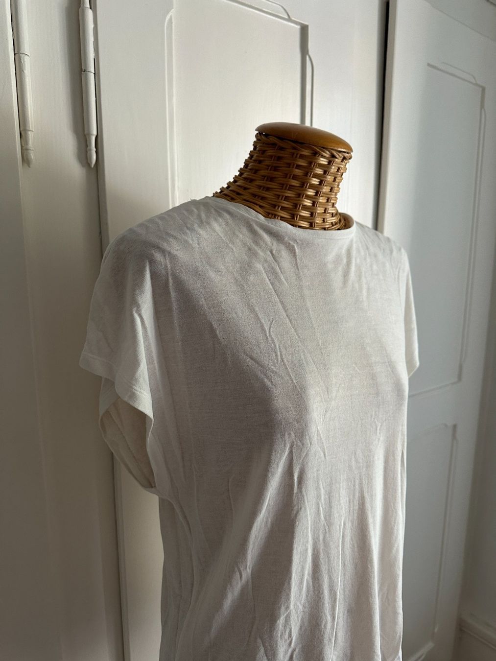 H&M T-shirt: Feinstrick T-Shirt weiss 36 – Usato da Zürich venduto da Diazaio 1