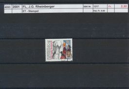 2001 FL, "J.G. Rheinberger", ET - Stempel