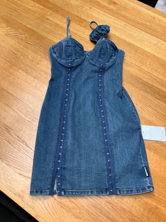 Rotate Kleid Denim, Neu mit Etikett