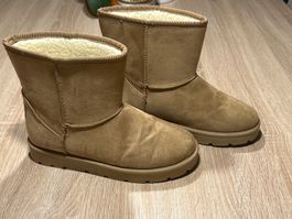 Boots gefüttert beige von IGLU  Gr. 38
