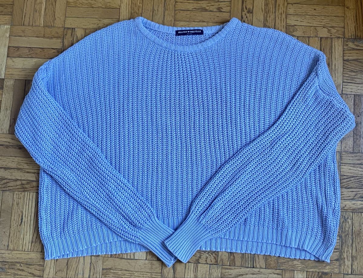Brandy Melville Maglioni & Felpe: Pull en maille bleu clair - Brandy Melville - one size – Usato da Nyon venduto da meganhw