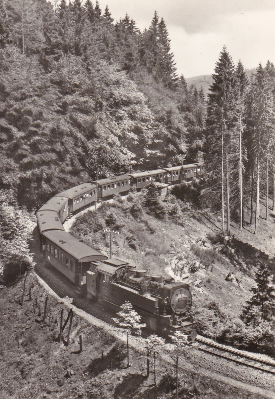 Cartoline postali: Deutschland DR Schmalspurbahn Harzquerbahn – Usato da Luzern venduto da Pinot88