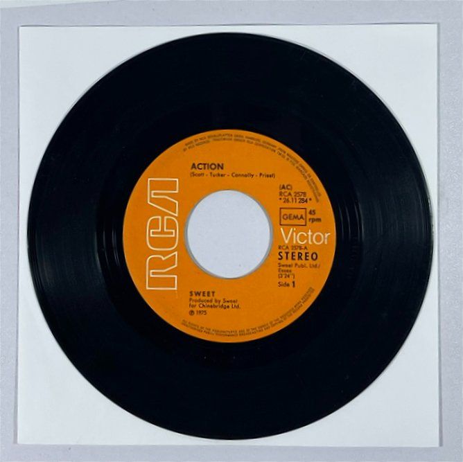 Schallplatten: Single: THE SWEET - Action (1975) – Gebraucht aus Frenkendorf von Yard-Sale-2000