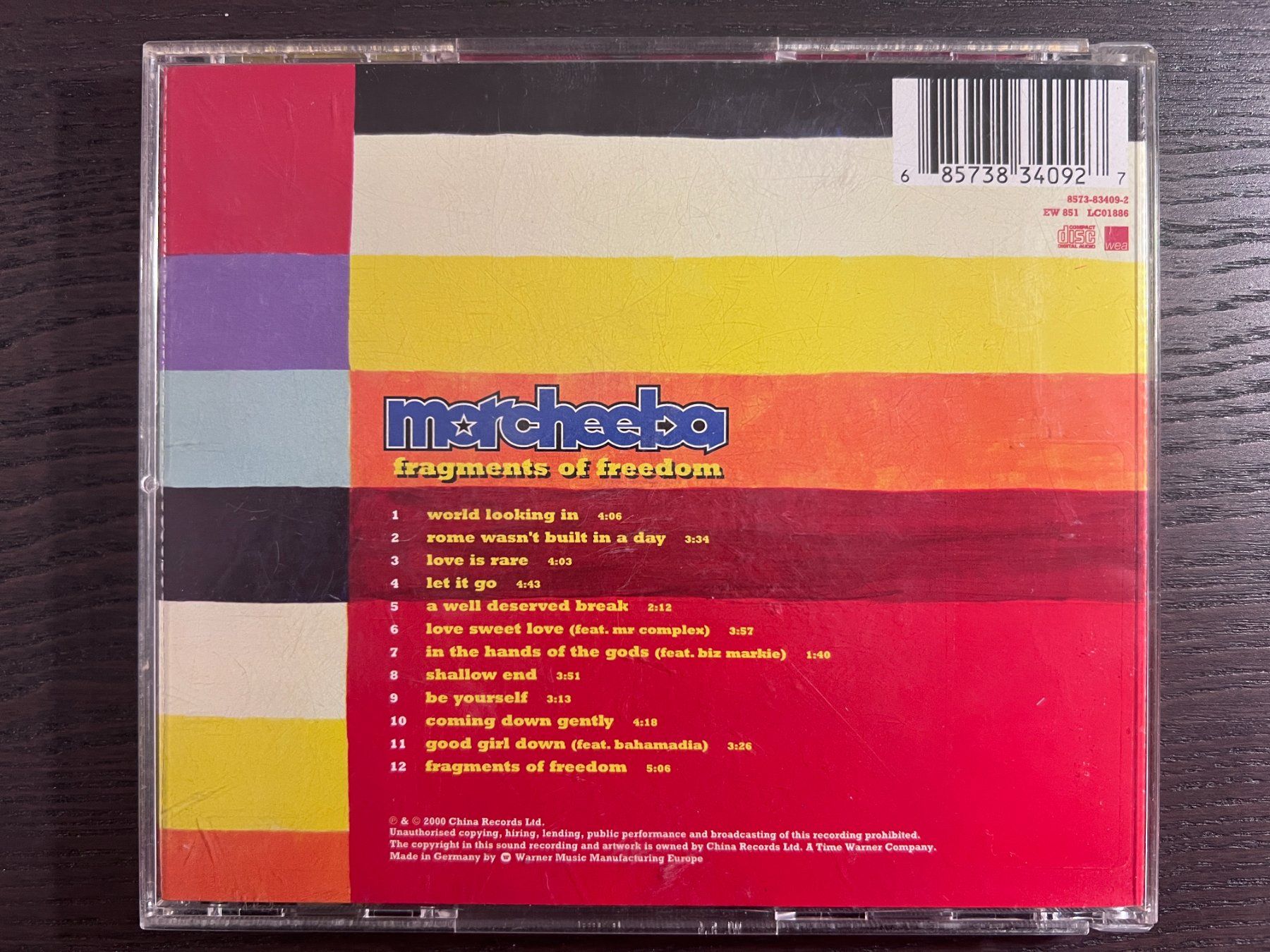 CDs: Morcheeba - Fragments of Freedom – Gebraucht aus Zürich von MusikFreunde 1