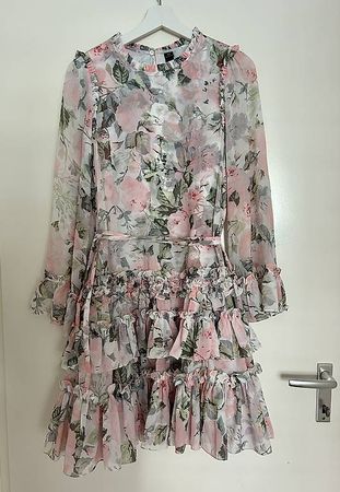Needle & Thread  Langarm Kleid  Grösse 36