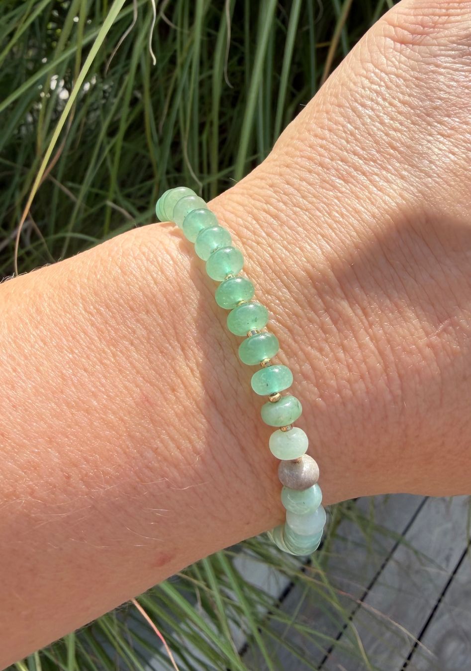 Bracciali & Braccialetti: Waldruhe: Naturstein-Armband AVENTURIN LABRADORIT AMAZONIT – Nuovo e nell'imballaggio originale da Rombach venduto da Ivreajewels 3