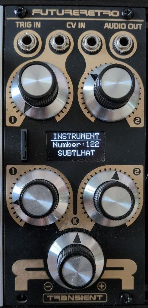 Strumenti musicali: Futureretro Transient Plus Drum / Percussion Eurorack Modul – Usato da Bern venduto da archer.hostettler