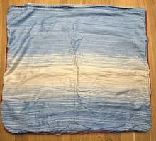 Schöne Bettbezüge, blau-weiss gestreift, 200x210 cm/65x65 cm