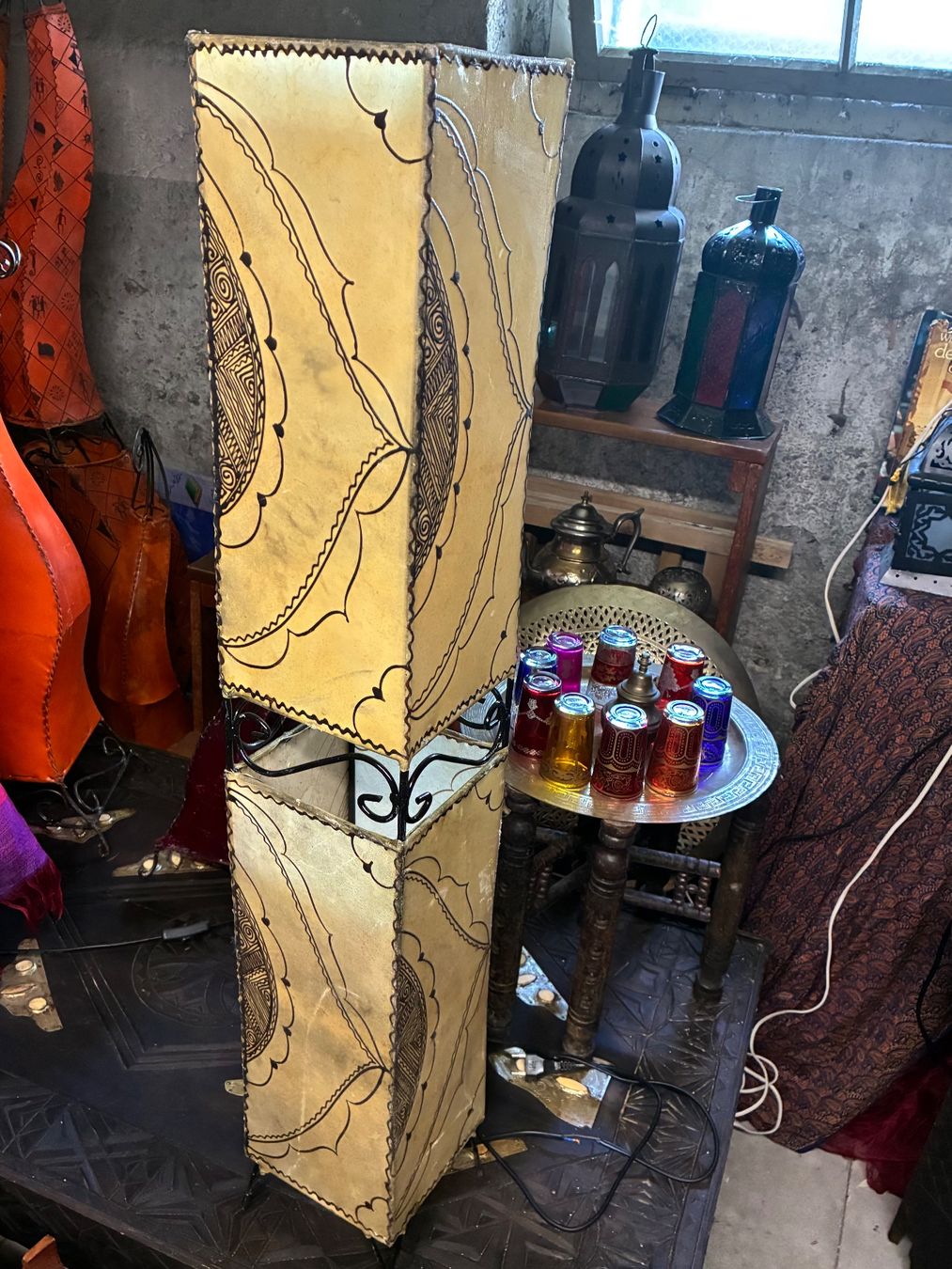 Lampade: Hennalampe gelb  aus Marokko – Usato da Zürich venduto da thetschi