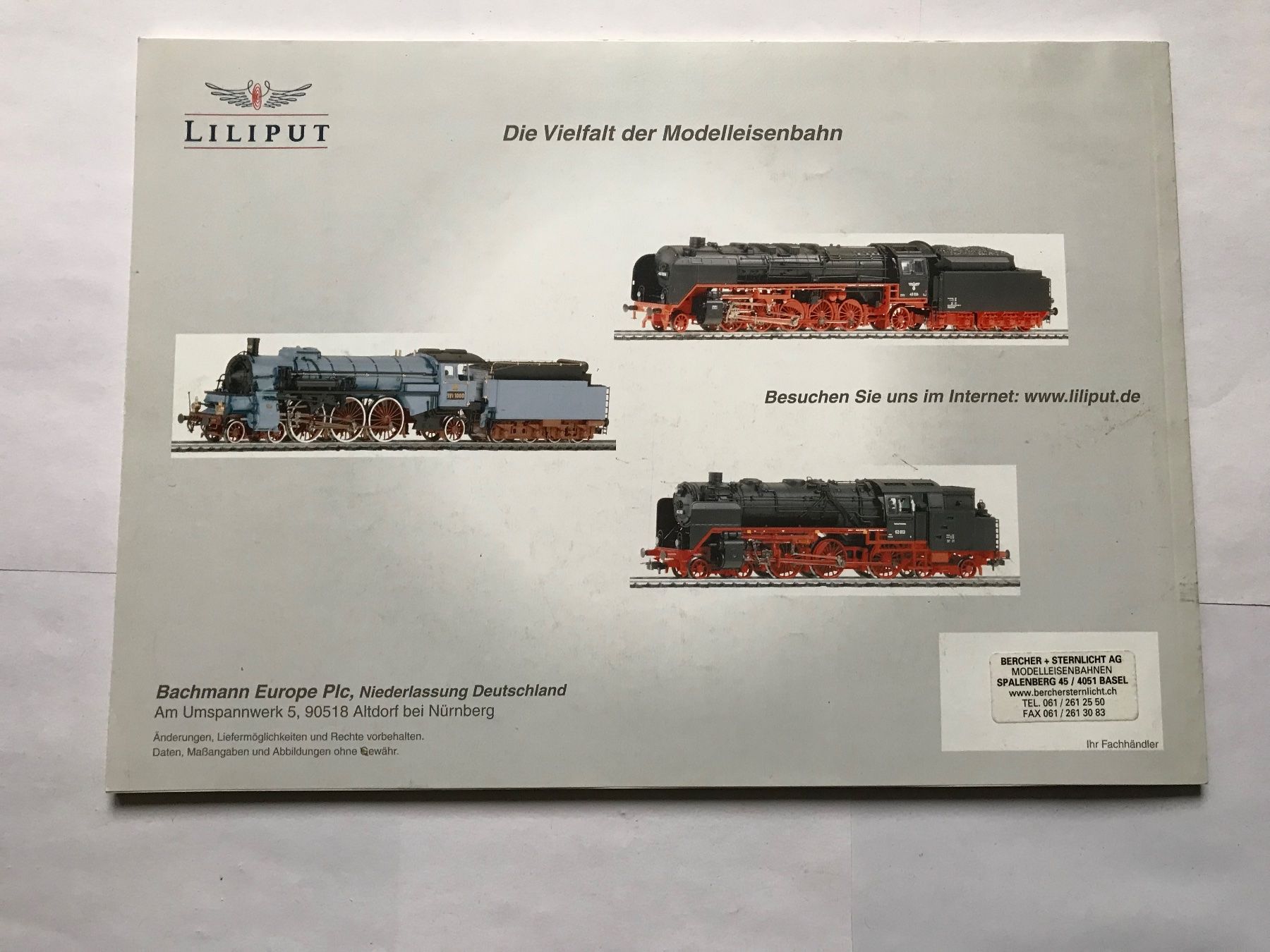 Liliput Modellini di ferrovie: liliput katalog 2003 – Usato da liestal venduto da makai05 5