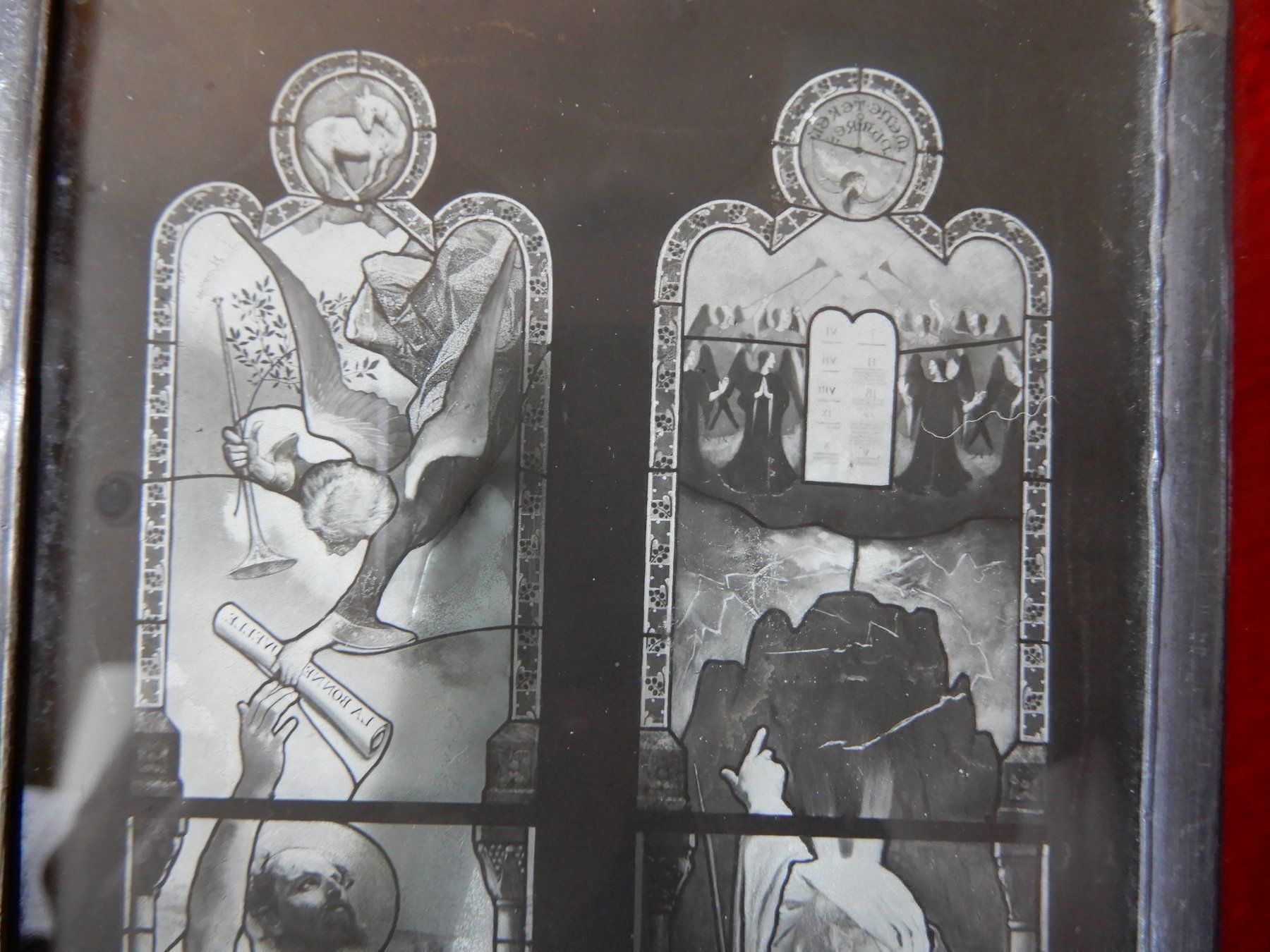 Bicchieri: Antikes Glasbild mit christlichem Motiv – Usato da Senèdes venduto da Mutzli52 2