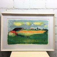 Fascinierte  Colorierte Litho  von Leo 1967