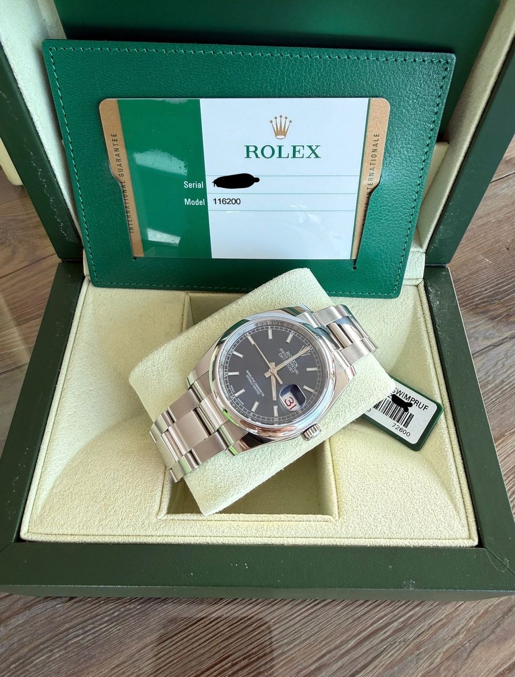 Rolex Orologi: Rolex Datejust 36mm - Blue Dial w. Roulette Date – Usato da Immensee venduto da Bellevue-Watches 1