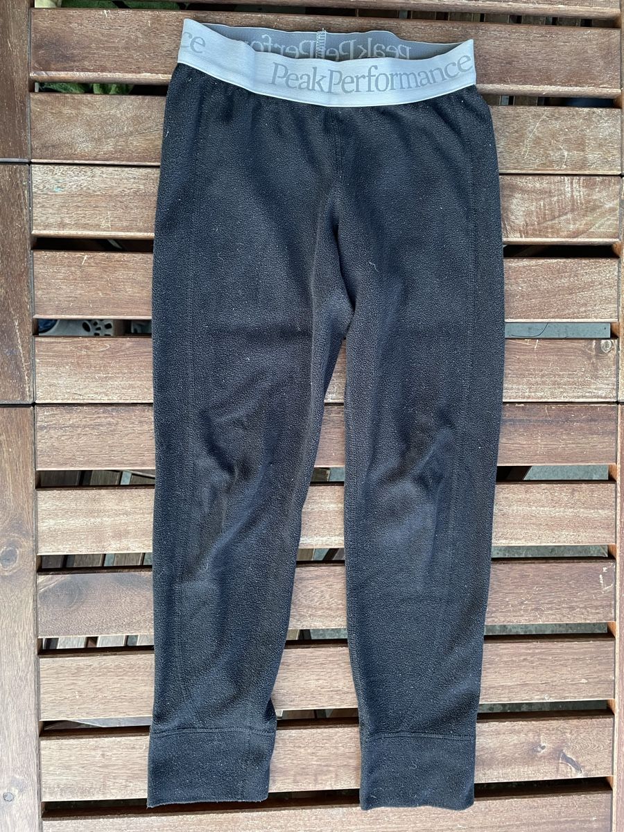 Peak Performance Hosen: Peak Performance Fleecehose Junior Gr. 120 schwarz – Gebraucht aus Bern von brup