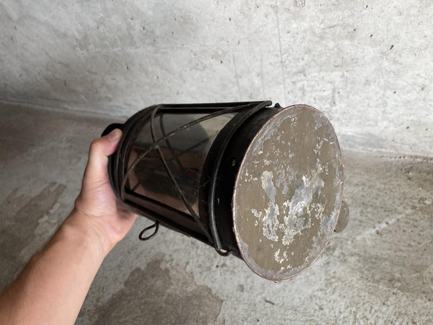 Lampade: Antike Fuhrwerk-Laterne ca. 28cm – Usato da Elsau venduto da Barri.ch 2